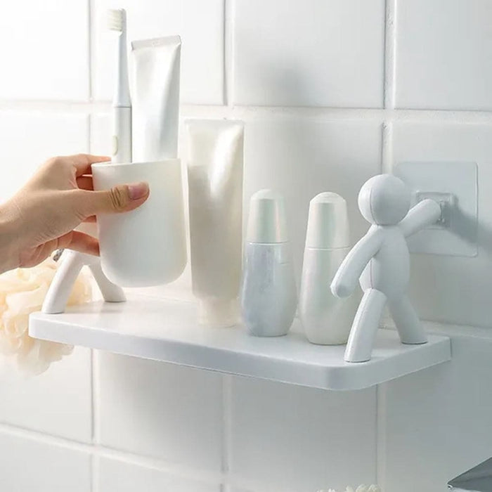 Vibe Geeks Wall-mounted Human-shaped Guardrail Hook Storage