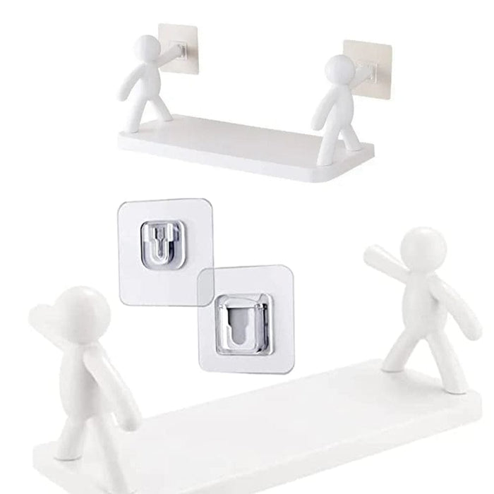 Vibe Geeks Wall-mounted Human-shaped Guardrail Hook Storage