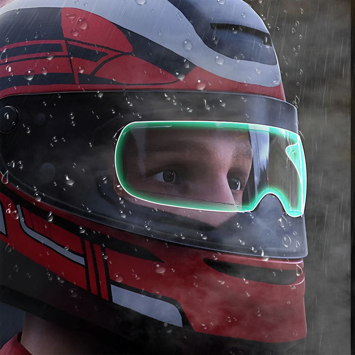 Vibe Geeks Waterproof Anti-fog And Rainproof Helmet Lens