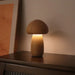 Vibe Geeks Wooden Mushroom Led Night Light For Bedroom