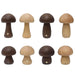 Vibe Geeks Wooden Mushroom Led Night Light For Bedroom