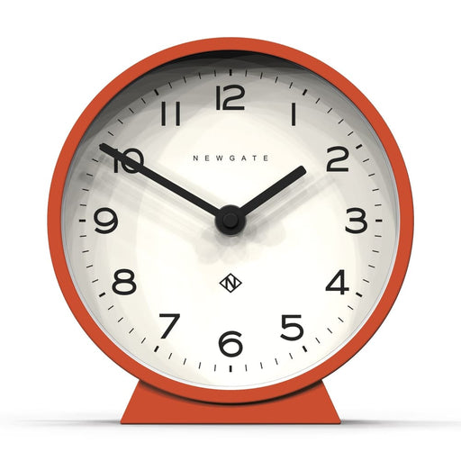 Vibrant Orange Mantel Clock