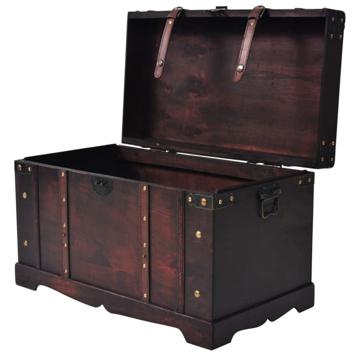 Vintage Treasure Chest Wood 66x38x40 Cm Xapain