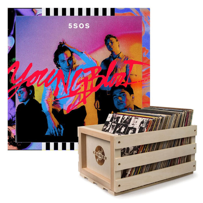 Vinyl Album Bundle With Record Crate And Youngblood