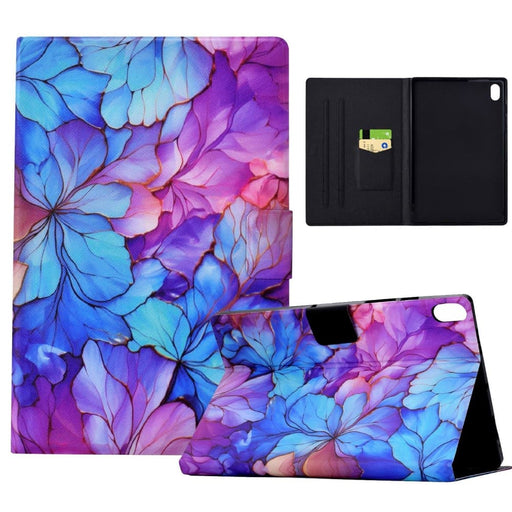 Voltage Painted Smart Leather Tablet Case Petals For Ipad