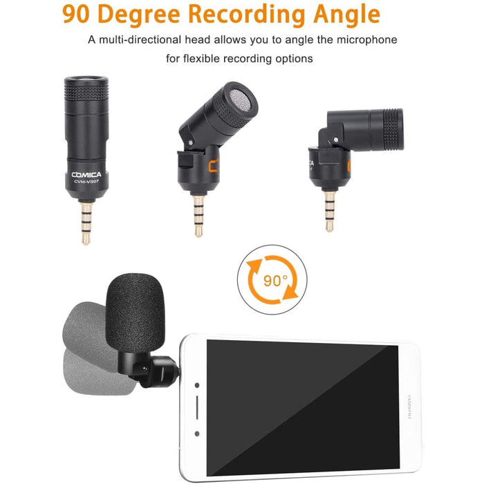 Cvm - vs07c Condenser Microphone Mini Video Mic For Iphone