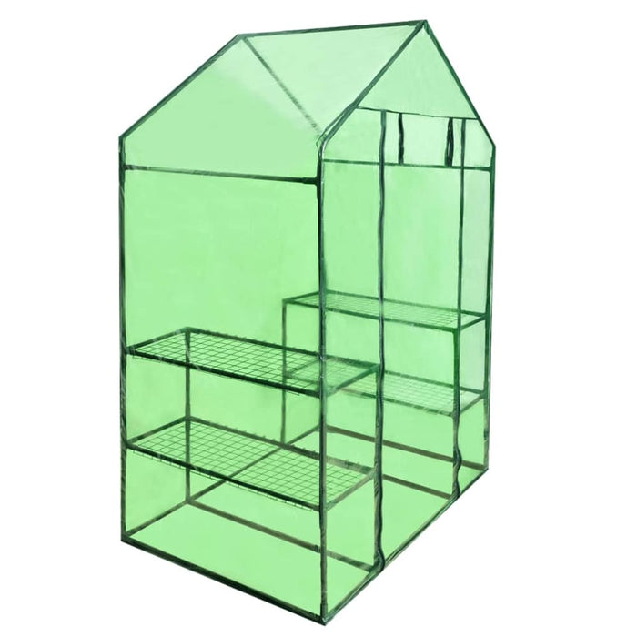 Walk-in Greenhouse With 4 Shelves Aopap