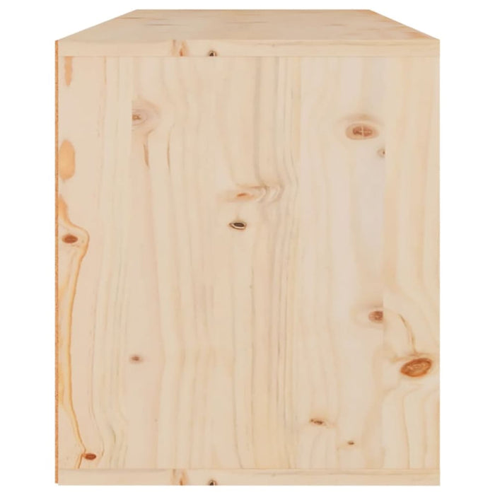 Wall Cabinet 80x30x35 Cm Solid Wood Pine Notapp