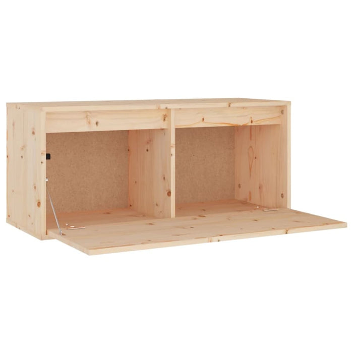 Wall Cabinet 80x30x35 Cm Solid Wood Pine Notapp