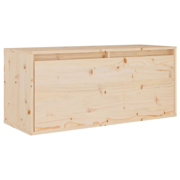 Wall Cabinet 80x30x35 Cm Solid Wood Pine Notapp