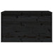 Wall Cabinet Black 60x30x35 Cm Solid Wood Pine Notapt