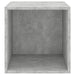 Wall Cabinet Concrete Grey 37x37x37 Cm Chipboard Nbpapl