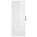 Wall Cabinet Glossy Look White 34.5x34x90 Cm Engineered