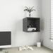 Wall Cabinet Grey 37x37x37 Cm Chipboard Nbpapb