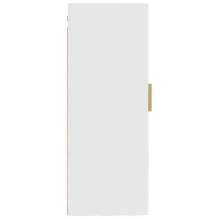 Wall Cabinet White 35x34x90 Cm Engineered Wood Noxalp