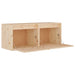 Wall Cabinets 2 Pcs 45x30x35 Cm Solid Wood Pine Notatl