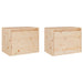 Wall Cabinets 2 Pcs 45x30x35 Cm Solid Wood Pine Notatl