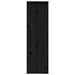 Wall Cabinets 2 Pcs Black 30x30x100 Cm Solid Wood Pine