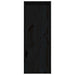 Wall Cabinets 2 Pcs Black 30x30x80 Cm Solid Wood Pine Notpba