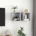 Wall Cabinets 2 Pcs Concrete Grey 37x37x37 Cm Chipboard