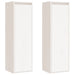 Wall Cabinets 2 Pcs White 30x30x100 Cm Solid Wood Pine