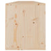 Wall Cabinets 2pcs 100x30x35 Cm Solid Wood Pine Notall