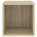 Wall Cabinets 4 Pcs Sonoma Oak 37x37x37 Cm Chipboard Nbpapp