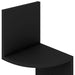 Wall Corner Shelf Black 19x19x123 Cm Chipboard Txlntx