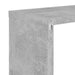 Wall Cube Shelves 2 Pcs Concrete Grey 26x15x26 Cm Nbibti