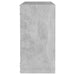 Wall Cube Shelves 2 Pcs Concrete Grey Nbibob