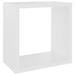 Wall Cube Shelves 2 Pcs White And Sonoma Oak 26x15x26 Cm