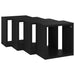 Wall Cube Shelves 4 Pcs Black Nbibxk