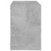 Wall Cube Shelves 4 Pcs Concrete Grey 22x15x22 Cm Nbiblp