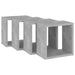 Wall Cube Shelves 4 Pcs Concrete Grey 26x15x26 Cm Nbibtn