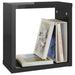 Wall Cube Shelves 4 Pcs Glossy Look Black 30x15x30 Cm Nbibxb