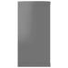 Wall Cube Shelves 4 Pcs Glossy Look Grey 100x15x30 Cm