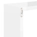 Wall Cube Shelves 4 Pcs Glossy Look White 30x15x30 Cm Nbiboi