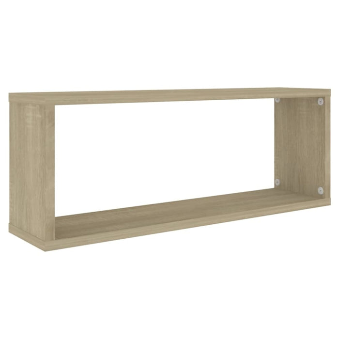 Wall Cube Shelves 4 Pcs Sonoma Oak Chipboard Nbioat