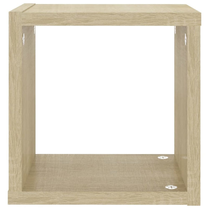 Wall Cube Shelves 4 Pcs Sonoma Oak Nbiblx