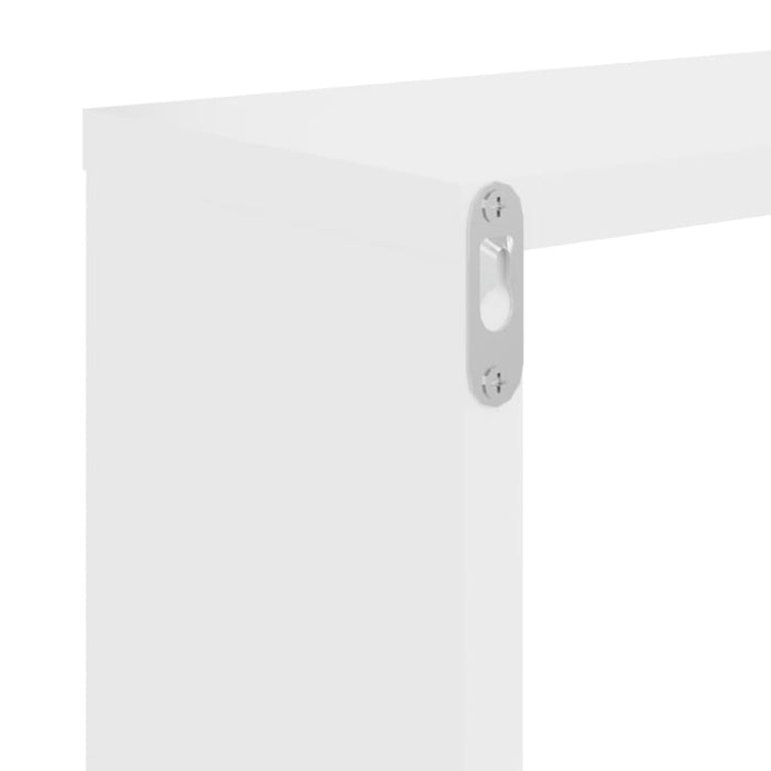 Wall Cube Shelves 4 Pcs White 26x15x26 Cm Nbibxl