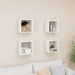 Wall Cube Shelves 4 Pcs White 26x15x26 Cm Nbibxl