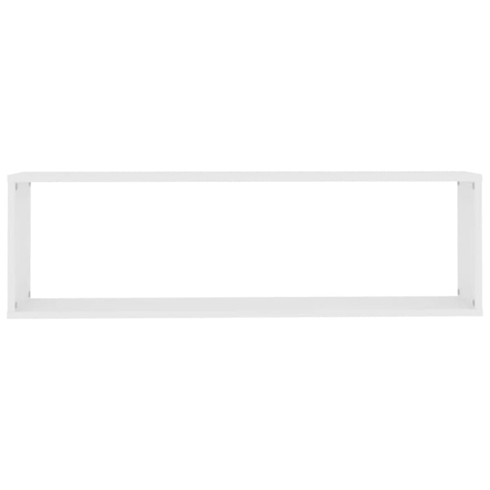 Wall Cube Shelves 4 Pcs White Chipboard Nbibnb