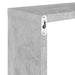 Wall Cube Shelves 6 Pcs Concrete Grey 30x15x30 Cm Nbibox