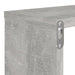 Wall Cube Shelves 6 Pcs Concrete Grey 80x15x26.5 Cm