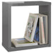 Wall Cube Shelves 6 Pcs Glossy Look Grey 30x15x30 Cm Nbibxa