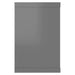 Wall Cube Shelves 6 Pcs Glossy Look Grey 60x15x23 Cm