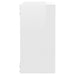 Wall Cube Shelves 6 Pcs Glossy Look White 30x15x30 Cm Nbibon