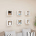 Wall Cube Shelves 6 Pcs White 22x15x22 Cm Nbibpa