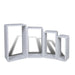 Wall Cube Shelves 8 Pcs White Xipkio