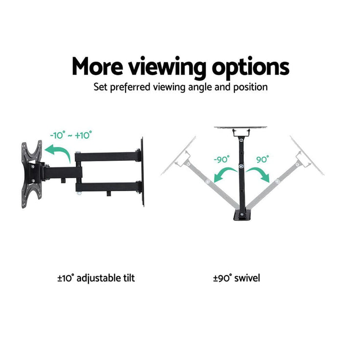 Goslash Picks Tv Wall Mount Bracket Tilt Swivel Full Motion